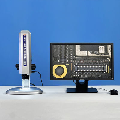 2 메가 픽셀 오토 포커스 비디오 측정 현미경 HDMI 디스플레이