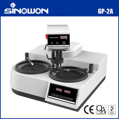 550W 이중 자동 밀링 및 폴리싱 머신 100 - 1000rpm 속도 GP-2A